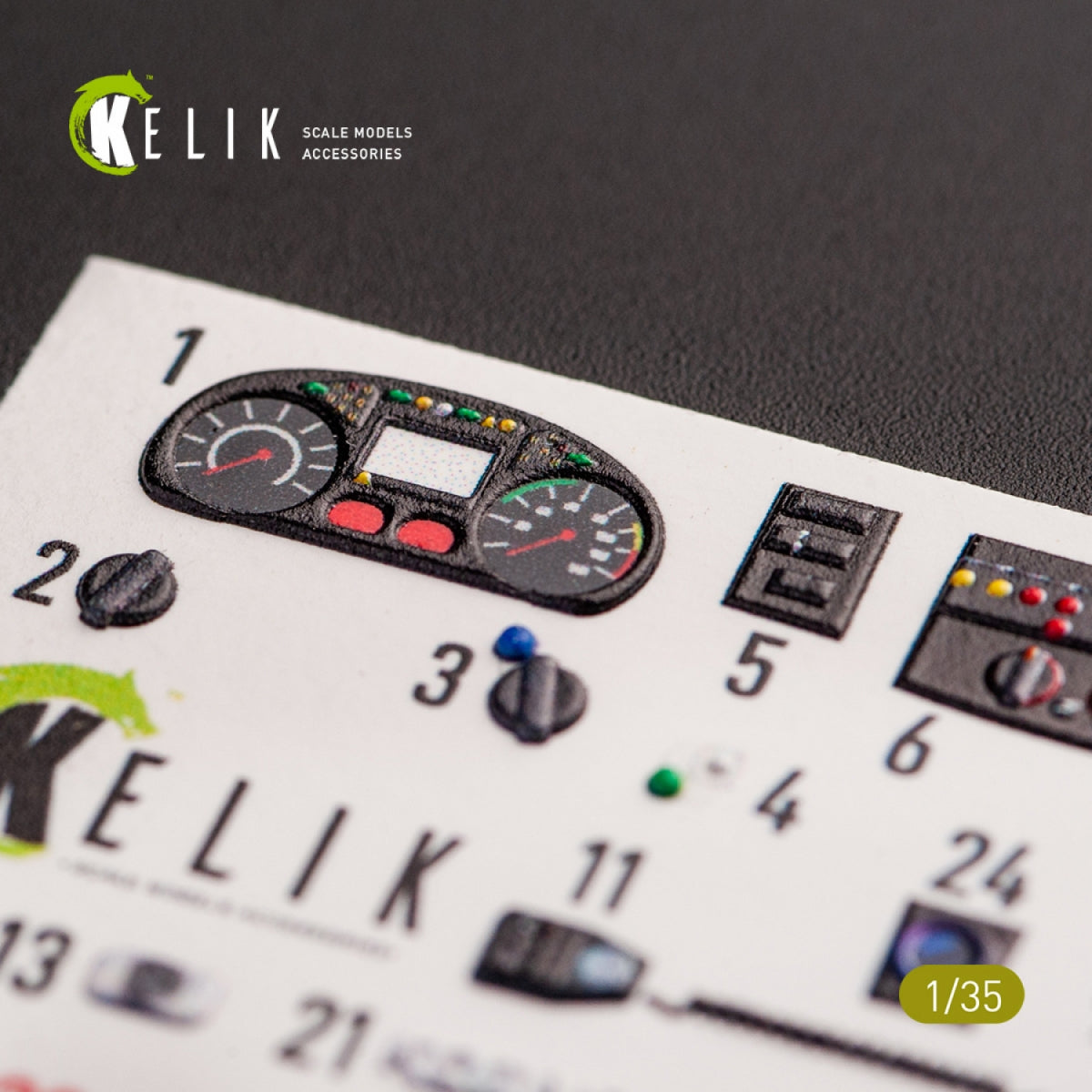 KELIK K35020 KOZAK-2 UKRAINIAN MRAP 3D DECALS FOR ICM KIT 1/35 – image 4