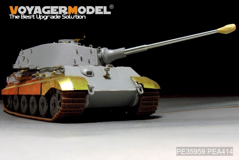 Maquette Voyager PE35959 Char King Tiger allemand de la Seconde Guerre mondiale (tourelle Hensehel) pour HOBBYBOSS 84531 1/35 – image 15
