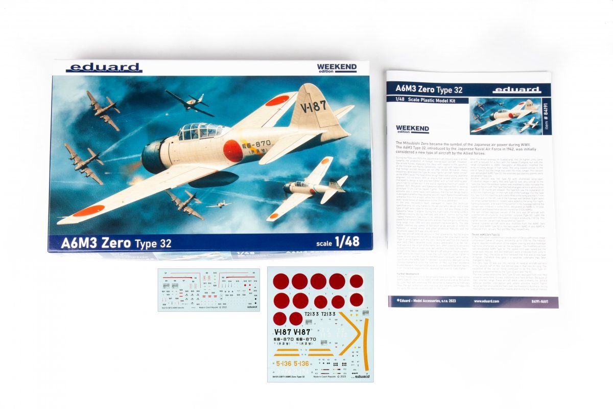 Eduard 84191 A6M3 Zero Type 32 Weekend edition 1/48 – image 3