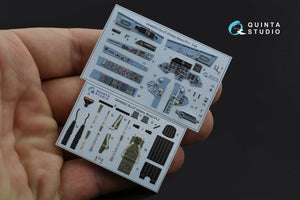 Quinta Studio QD48203 Su-27 3D-Printed &amp;amp; coloured Interior on decal paper ( Hobby Boss ) 1/48 – imagen 12