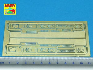 Aber 48005 Fenders for german anti-tank self proppeled gun Stug.III, Ausf.B and tank PzKpfw III, Ausf.L 1/48 – Bild 2