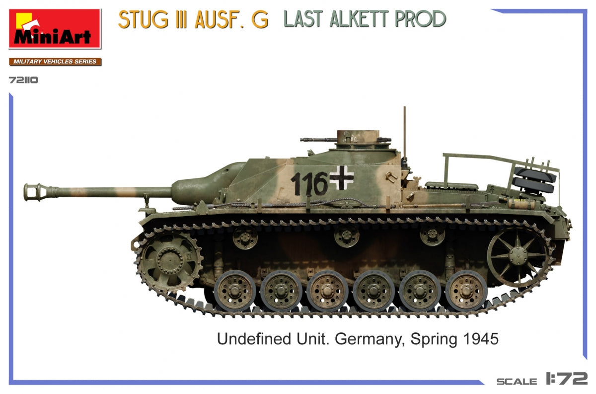 MiniArt 72110 StuG III Ausf. G Last Alkett Prod 1/72 – zdjęcie 13