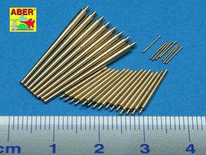Aber 350L-50 Set of barrels 203mm x 8; 100mm x 16, 37mm x 8 for Italian Navy Pola class heavy crusies 1/350 – imagen 2