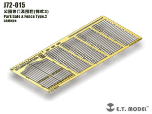 E.T. Model J72-015 Park Gate &amp;amp; Fence Type.2 1/72