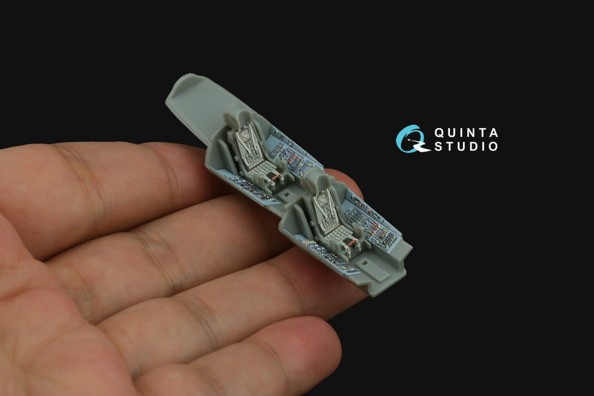 Quinta Studio QD+72180 Su-33 3D-Printed &amp;amp; coloured Interior on decal paper (Trumpeter) (with 3D-printed resin part) 1/72 – Bild 9