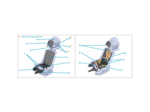 Quinta Studio QR+32040 K-36L (early) ejection seat (for Su-25 aircraft until 2007) (All kits) 1/32 – immagine 8