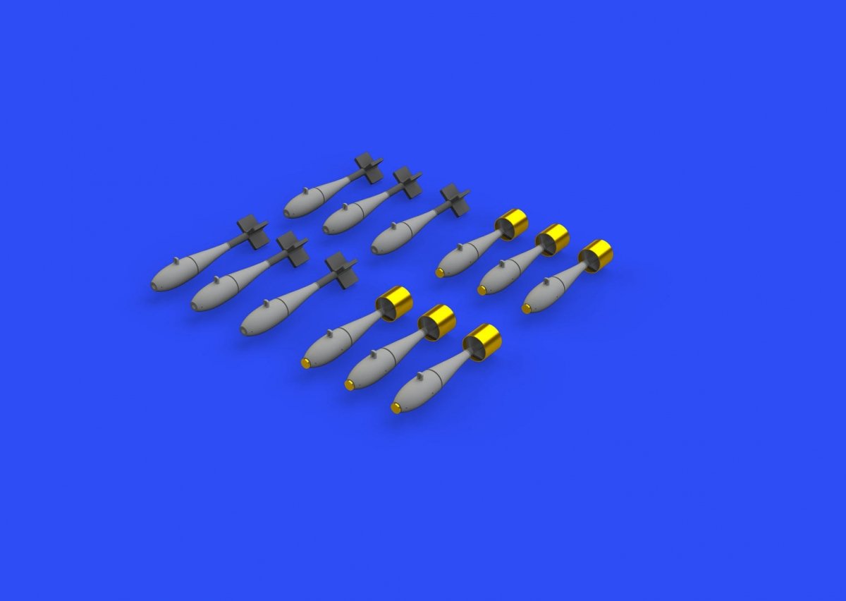 Eduard 648567 BDU-33 &amp;amp; Mk.76 bombs 1/48 – image 2