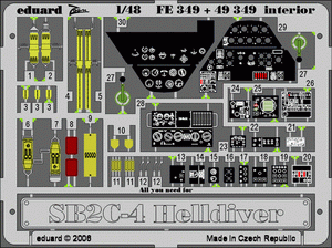 Eduard BIG4870 SB2C-4 1/48 MONOGRAM, REVELL – immagine 9