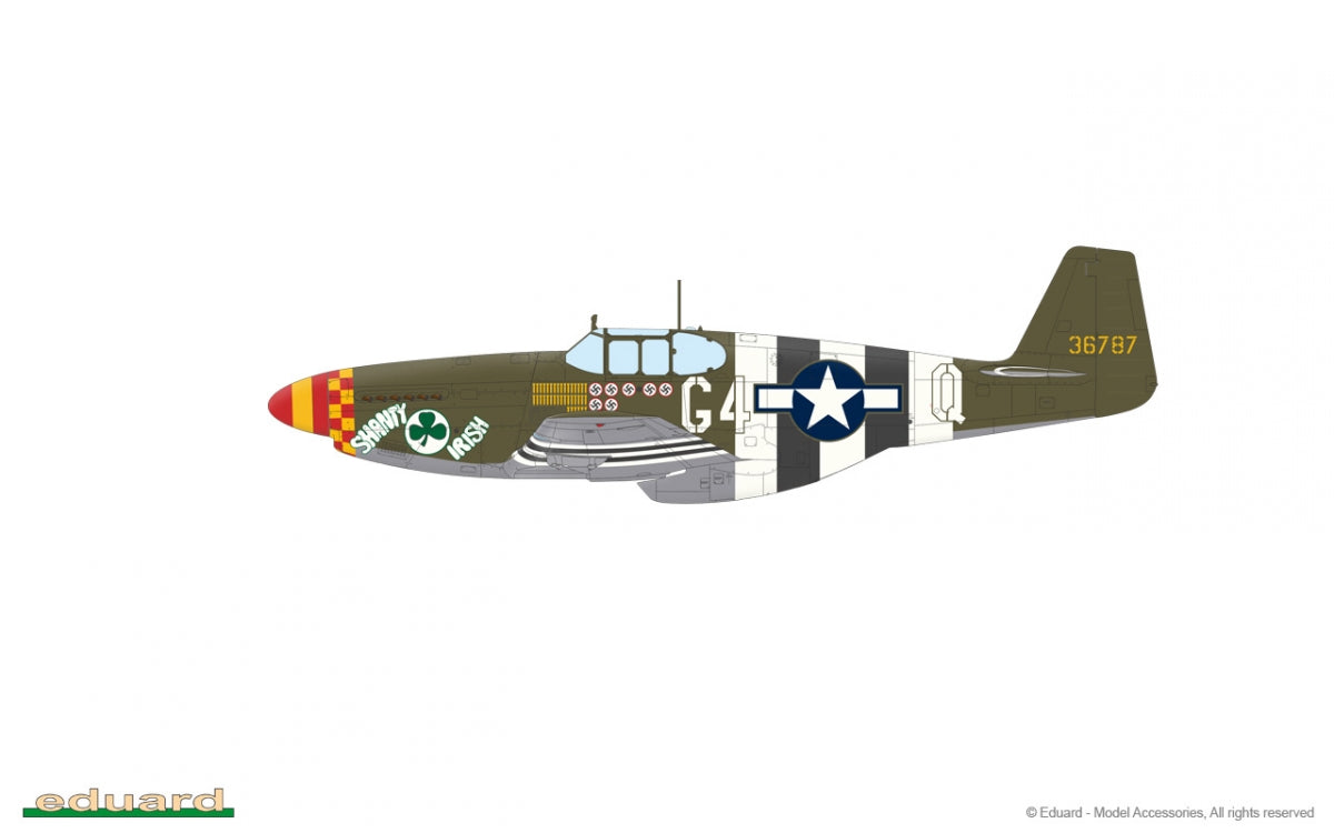 Eduard 82107 P-51B Mustang Birdcage canopy 1/48 – imagen 9
