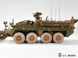 E.T. Model P35-149 U.S.Army Stryker Armored Vehicle Sagged Wheels For AFV CLUB kit 1/35 – immagine 7