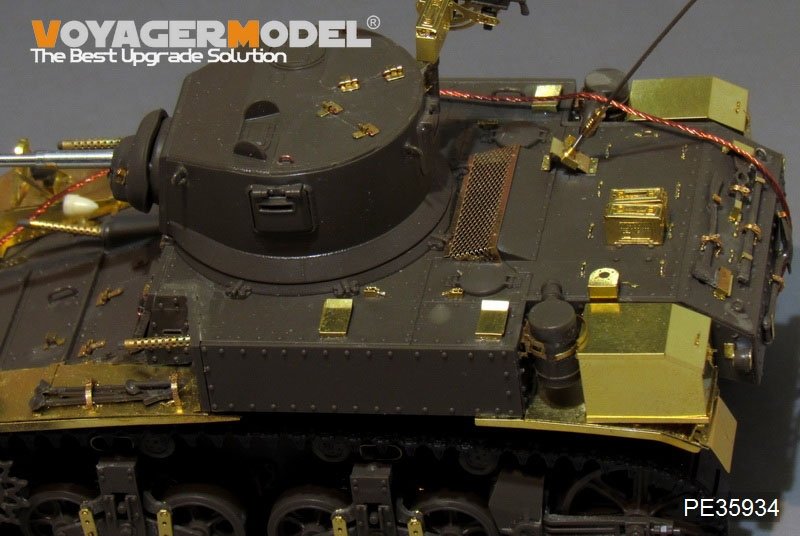 Voyager Model PE35934 WWII US M3 Stuart light tank basic For TAMIYA 35360 1/35 – immagine 6