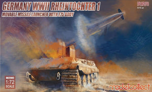 Modelcollect UA72092 Germany Rheintochter 1 movable Missile launcher with E75 body 1/72