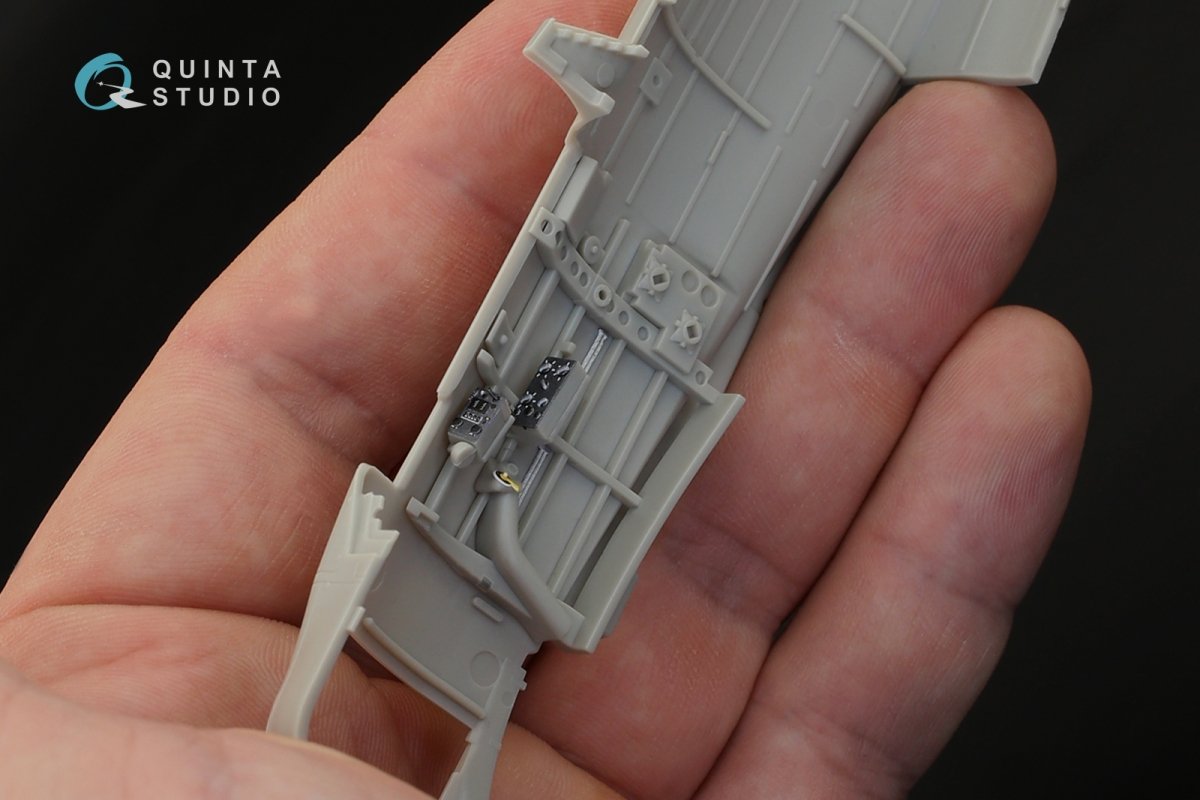 Quinta Studio QD32026 A6M5 (Mitsubishi prod.) 3D-Printed &amp;amp; coloured Interior on decal paper (for Tamiya kit) 1/32 – immagine 3