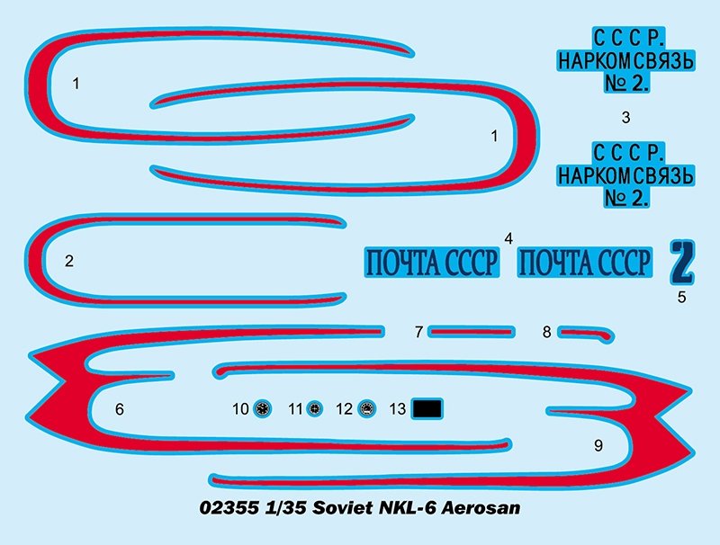 Trumpeter 02355 Soviétique NKL-6 Aerosan 1/35 – image 4