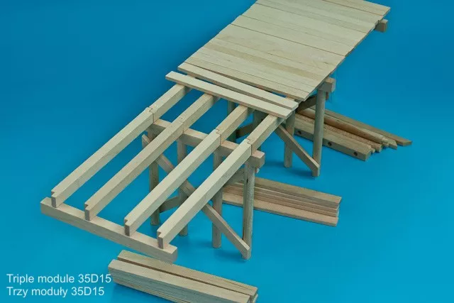 RB Model 35D15 WW II Wooden bridge Price for single module 1/35 – image 5