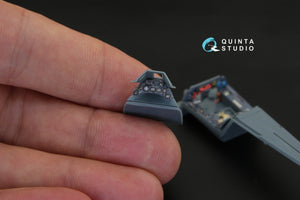 Intérieur imprimé en 3D et coloré sur papier décalcomanie Quinta Studio QD48139 FW 190D-9 (pour kit Eduard) 1/48 – image 4