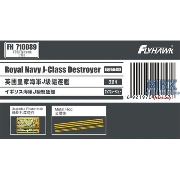 FlyHawk Maquette FH710089 Kits de mise à niveau en planches photodécoupées pour la classe J (FH) de la Royal Navy au 1/700