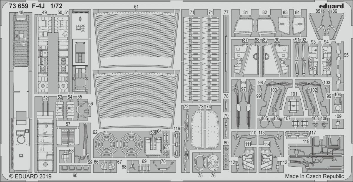 Eduard 73659 F-4J 1/72 ACADEMY – immagine 2