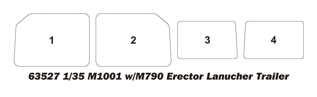 I Love Kit 63527 M1001 W/M790 Erector Lanucher Trailer 1/35 – immagine 4