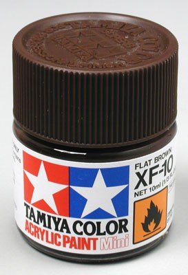 Tamiya XF10 Flat Brown (81710) Acrylic paint 10ml – immagine 3