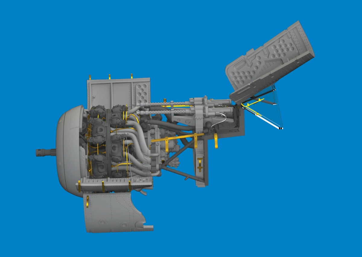 Eduard 6481102 Fw 190A-6 engine &amp;amp; fuselage guns EDUARD 1/48 – immagine 2