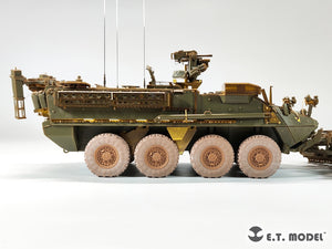 E.T. Model P35-149 U.S.Army Stryker Armored Vehicle Sagged Wheels For AFV CLUB kit 1/35 – immagine 8