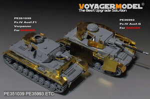 Voyager Model PE35993 WWII German Pz.Kpfw.IV Ausf.G（LateProduction）Basic For Border 35001 1/35 – immagine 19
