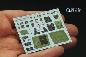 Quinta Studio QD32225 P-39N/Q Airacobra interior 3D-Printed coloured Interior on decal paper (Special Hobby) 1/32 – immagine 3