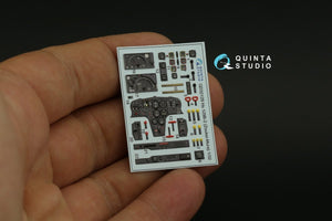 Quinta Studio QD32129 Hs 129B-2 3D-Printed &amp;amp; coloured Interior on decal paper ( Zoukei-Mura ) 1/32 – immagine 7