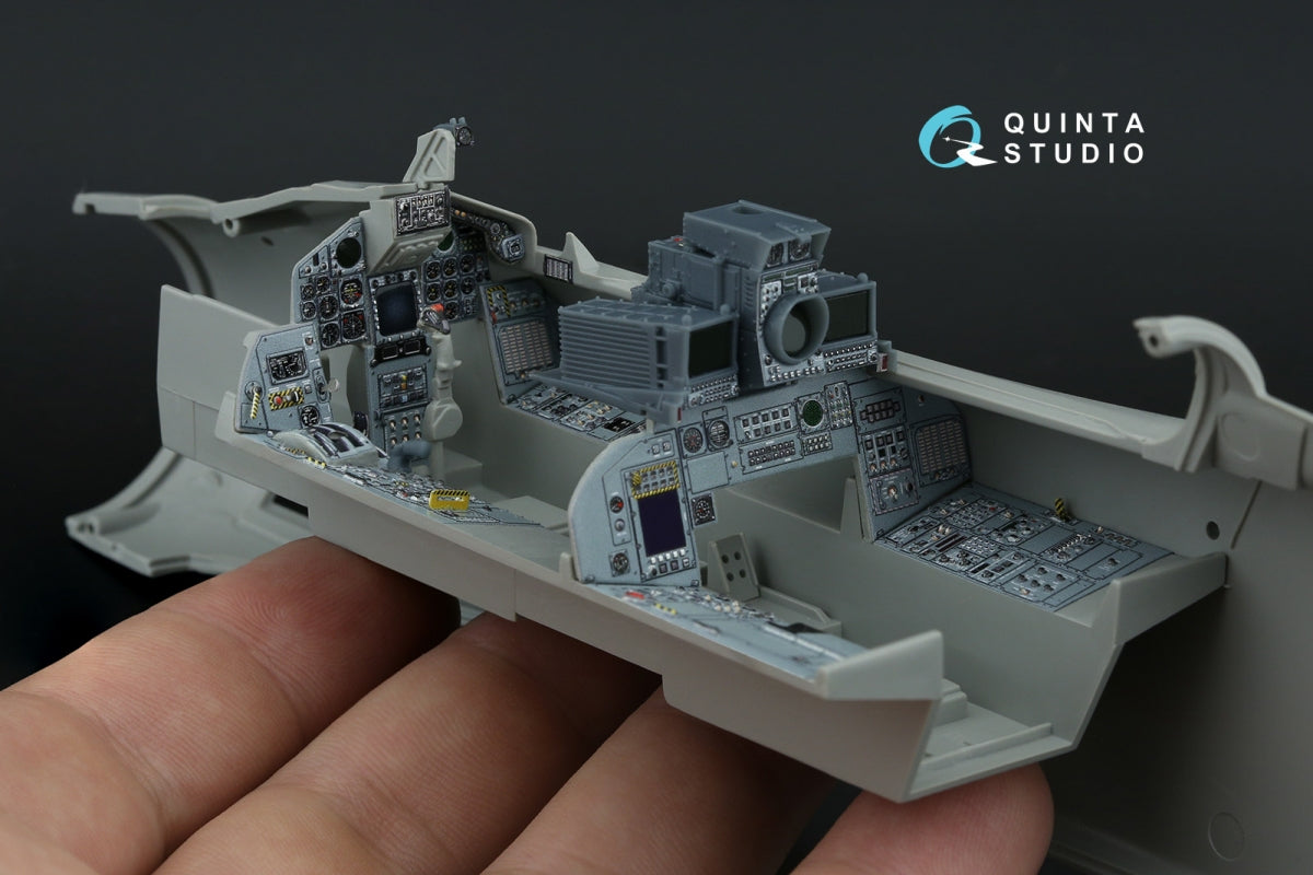 Quinta Studio QDS+32232 Tornado ECR Italian 3D-Printed &amp;amp; coloured Interior on decal paper (Italeri) (Small version) (with 3D-printed resin parts) 1/32 – imagen 12