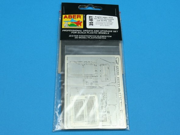 Aber 35A077 Engine upper deck for heavy armoured Car Sd. Kfz. 234 1/35 – immagine 3