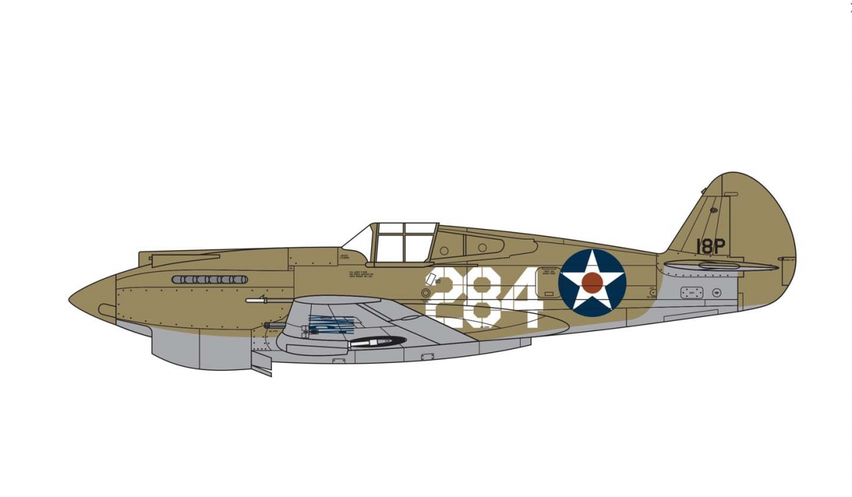 Airfix 01003B Curtiss P-40B Warhawk 1/72 – zdjęcie 2