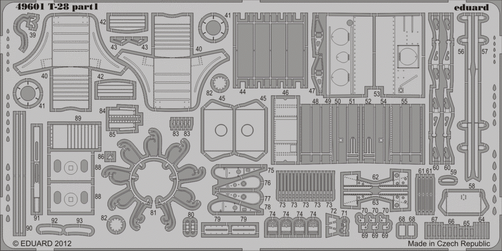 Eduard 49601 T-28 SA RODEN 1/48 – image 2