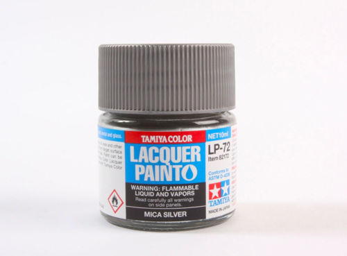 Tamiya 82172 LP-72 Mica Silver 10ml – imagen 3