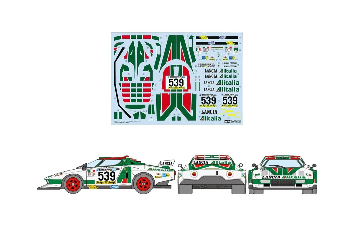 Tamiya 25210 LANCIA STRATOS TURBO 1/24 – zdjęcie 4
