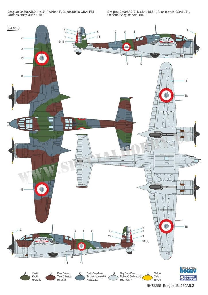 Special Hobby 72399 Breguet Br. 695AB.2 1/72 – image 5