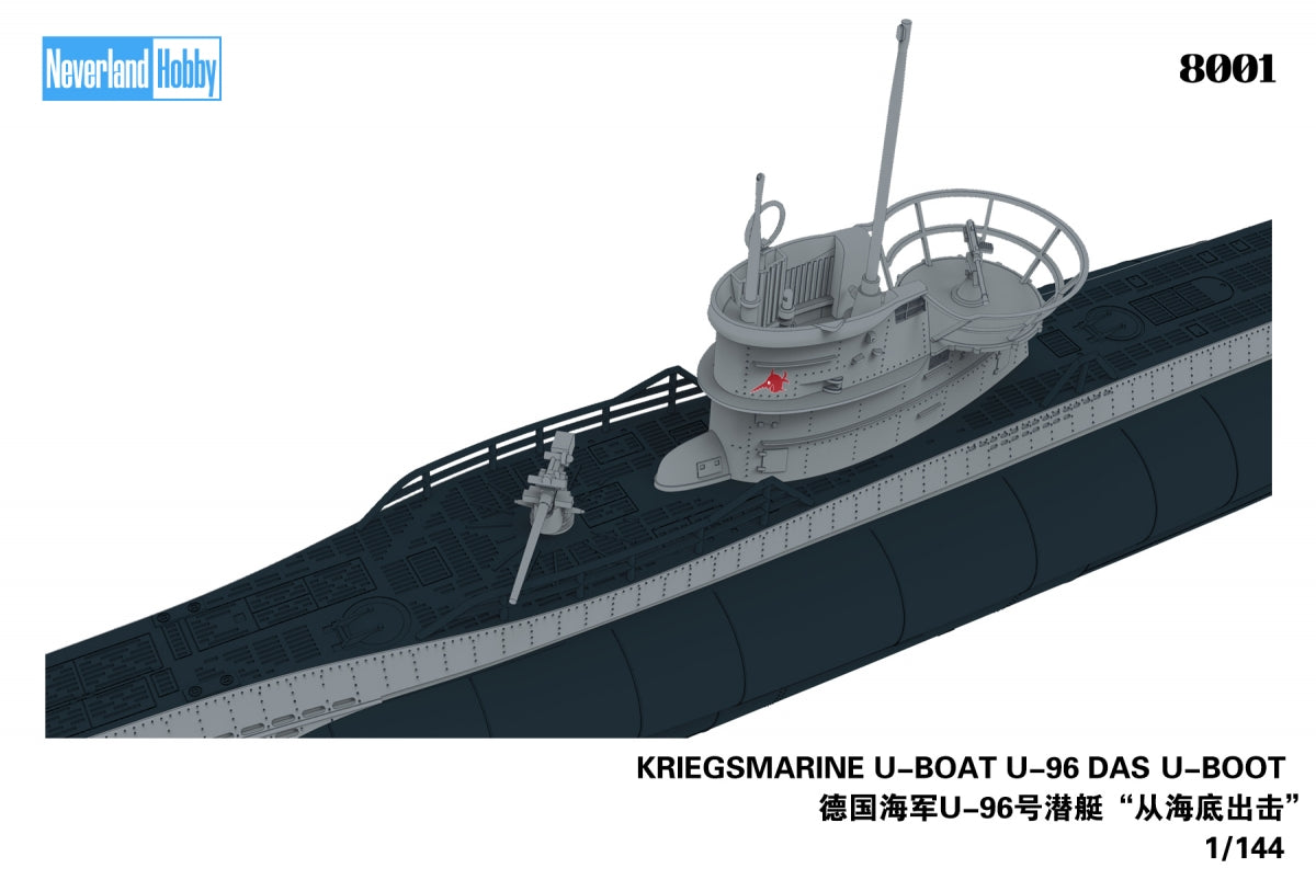 Neverland Hobby 8001 KRIEGSMARINE U-BOAT U-96 DAS U-BOOT 1/144 – Bild 4