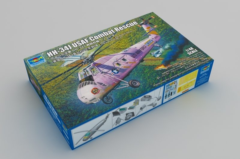 Trumpeter 02884 HH-34J USAF Combat Rescue 1/48 – imagen 2