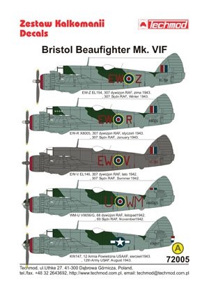 Techmod 72005 - Bristol Beaufighter VI 1/72 – Bild 2