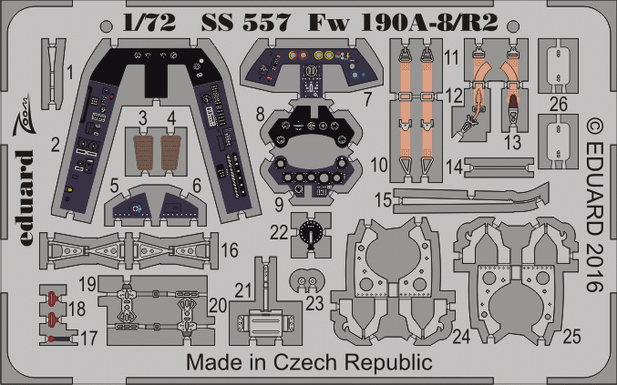 Eduard SS557 Fw 190A-8/ R2 Weekend EDUARD 1/72