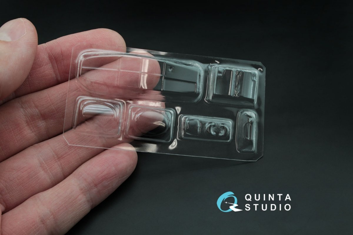 Quinta Studio QC48011 Pe-2 vacuformed clear canopy (for Zvezda kit) 1/48 – imagen 3