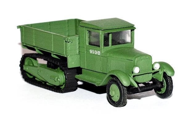 Camion semi-remorque ZIS-22M 72107 (échelle 1/72) – image 3