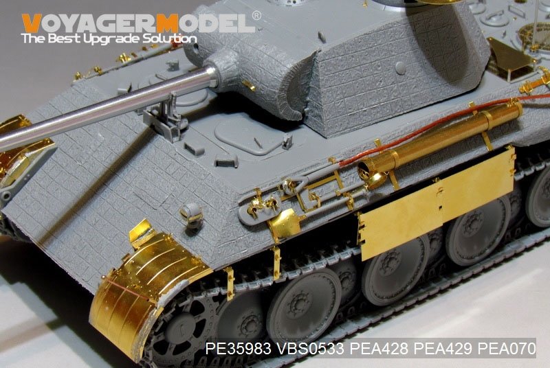 Voyager Model PE35983 WWII German Panther D Tank Late version Basic For TAKOM 2104 1/35 – immagine 15