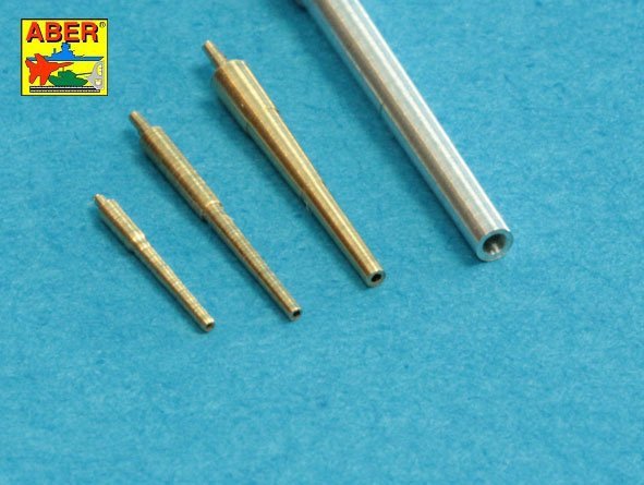 Aber 350L-74 Barrels set for German WWI Battleships: König; Grosser Kurfürst; Markgraf; Kronprinz 305mm x 10, 150mm x 14, 88mm x 10 1/350 – zdjęcie 4
