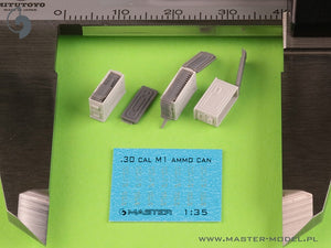 Master GM-35-090 Skrzynki amunicyjne M1 do karabinu Browning M1919 .30cal (7,62mm) (6 szt.) - OTWARTE 1/35 – immagine 4