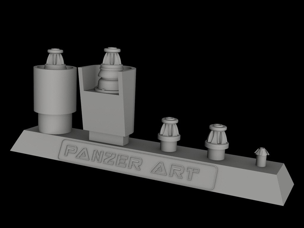 Panzer Art RE35-182 Ensemble d'antennes pour véhicules de commandement allemands, échelle 1/35