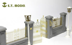 ET Model J35-001 Park Gate &amp;amp; Fence FOR MINIART KIT – image 3
