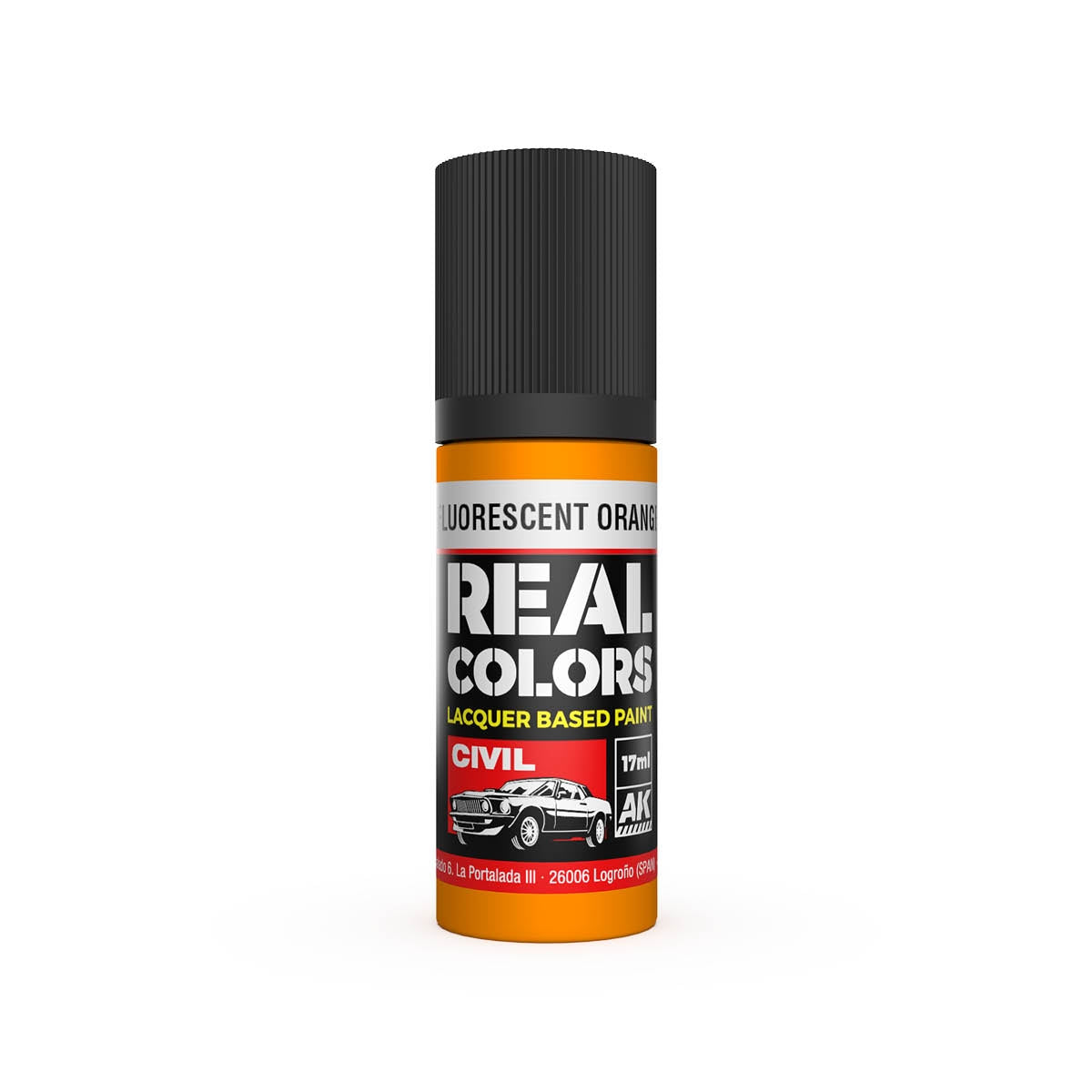 AK Interactive RC838 Fluorescent Orange 17 ml – immagine 2