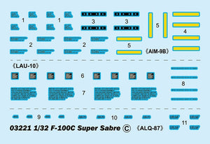 Trumpeter 03221 F-100C Super Sabre 1/32 – image 5