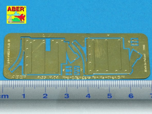 Aber R04 Front fenders for Panther G/F Jagdpanther 1/35 – zdjęcie 2